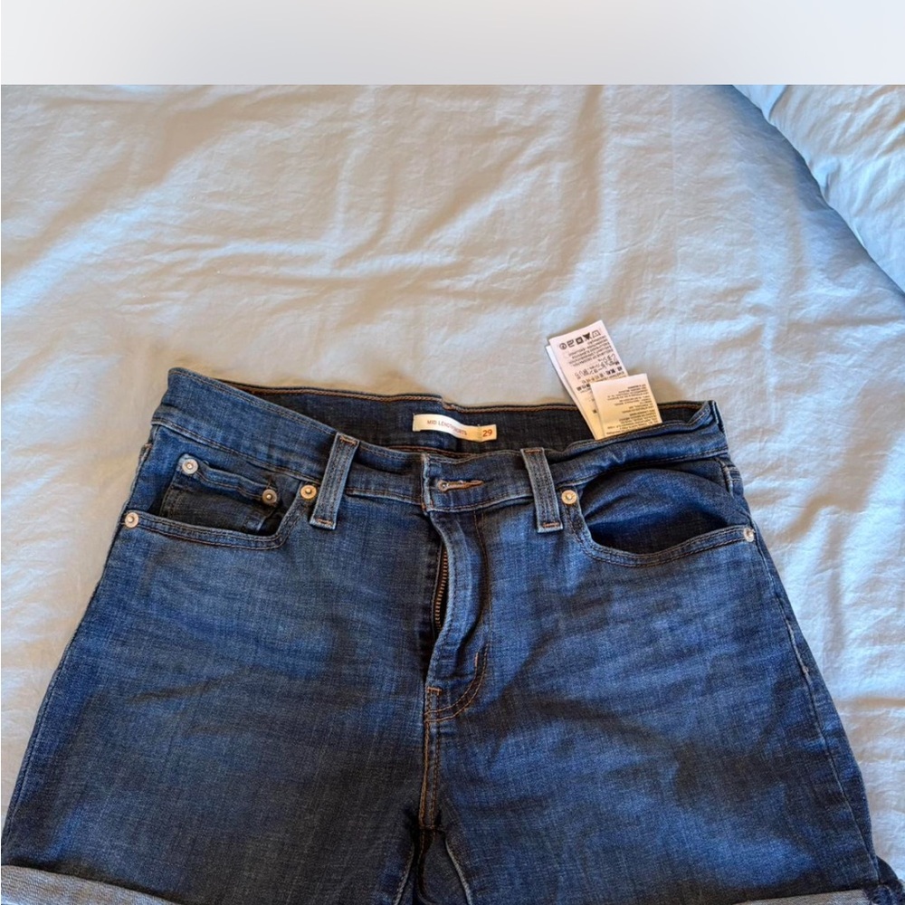 Blue Denim Shorts